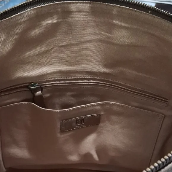 Frye Tan Leather Shoulder Bag - Picture 10 of 13